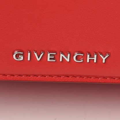 Givenchy Calfskin Mini Pandora Box Logo Strap Crossbody Bag Red 8 of 11