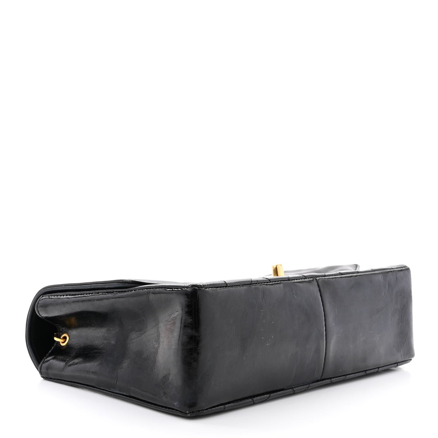 Chanel Patent Quilted Small Single Flap Black 4 of 13