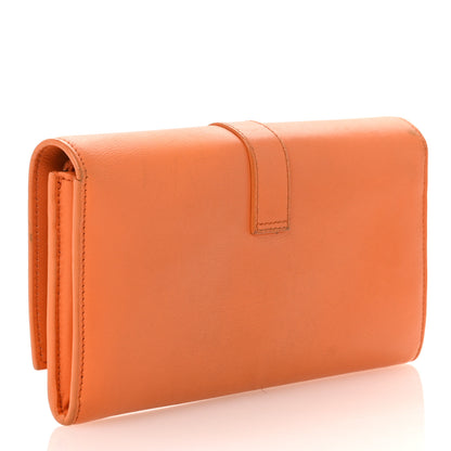 Saint Laurent Calfskin Classic Y Ligne Wallet Orange 3 of 14
