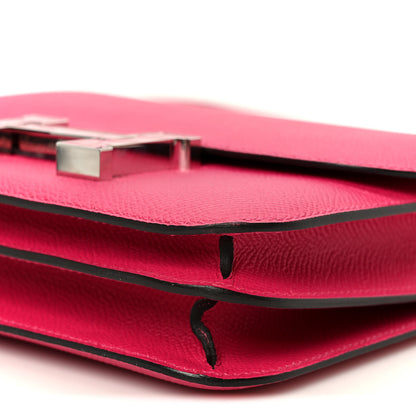 Hermes Epsom Shiny Alligator Constance 18 Rose Mexico 11 of 12