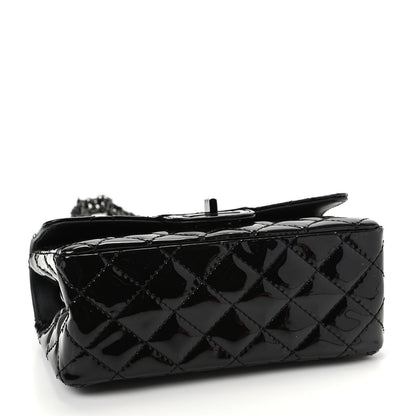 Chanel Patent Calfskin Quilted 2.55 Reissue Mini Flap So Black 4 of 10