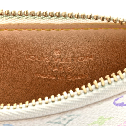 Louis Vuitton Monogram Multicolor Key Pouch White 6 of 6