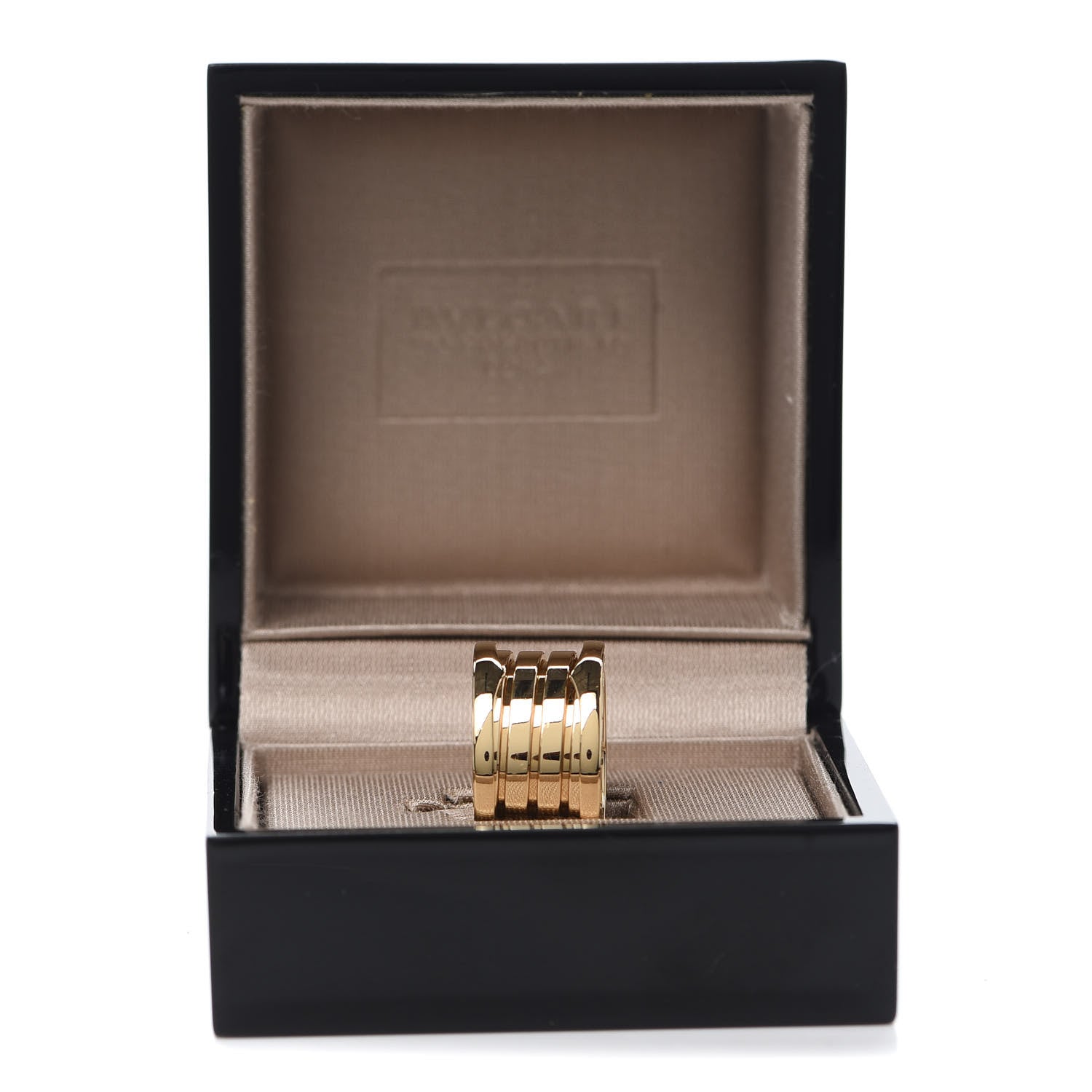 Bulgari 18K Yellow Gold B.Zero1 Four-Band Ring 50 5.25 6 of 6