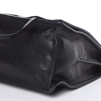 Prada Glace Calf Etiquette Flap Black Astrale 11 of 14