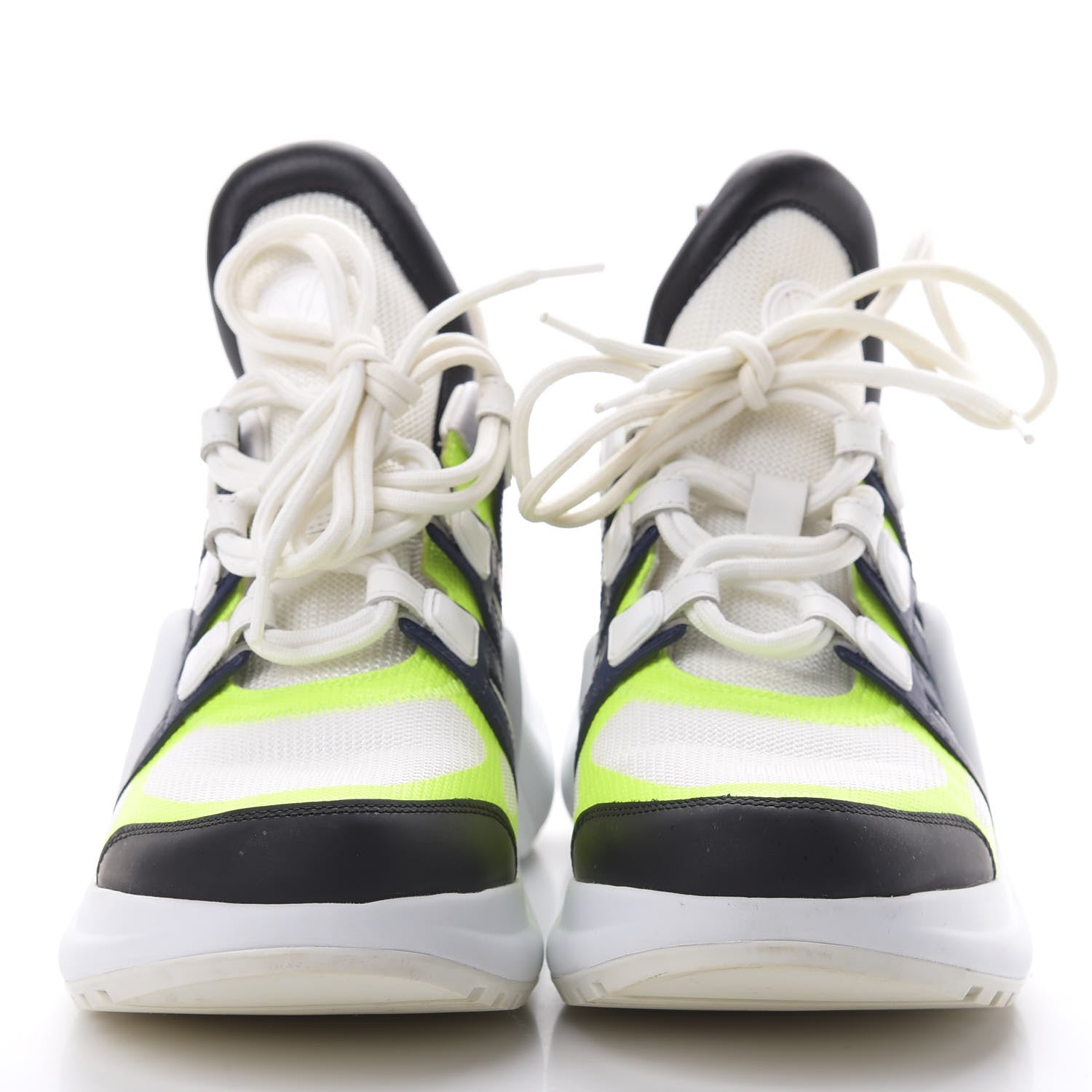 Louis Vuitton Calfskin Technical Nylon LV Archlight Sneakers 39 Yellow 2 of 9