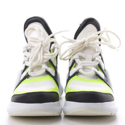 Louis Vuitton Calfskin Technical Nylon LV Archlight Sneakers 39 Yellow 2 of 9
