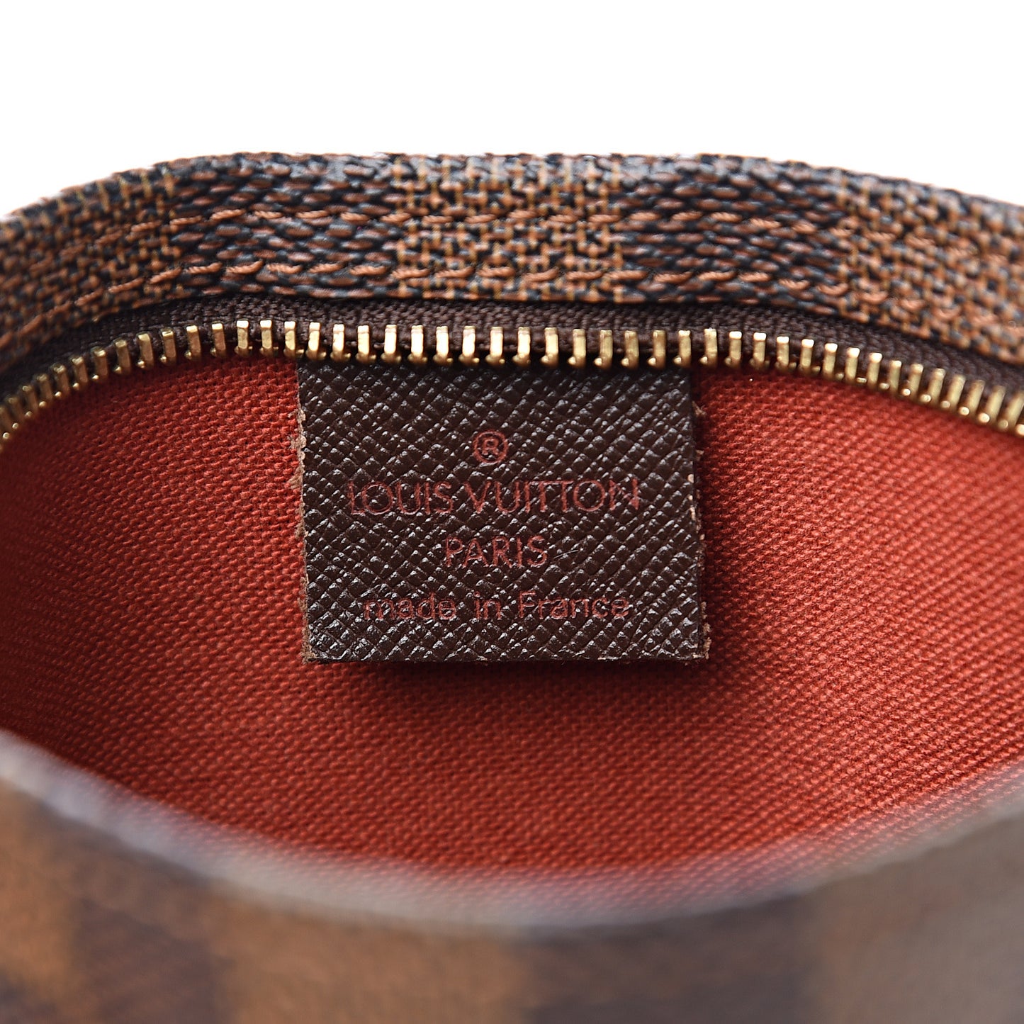 Damier Ebene Trousse Make Up Bag Pochette