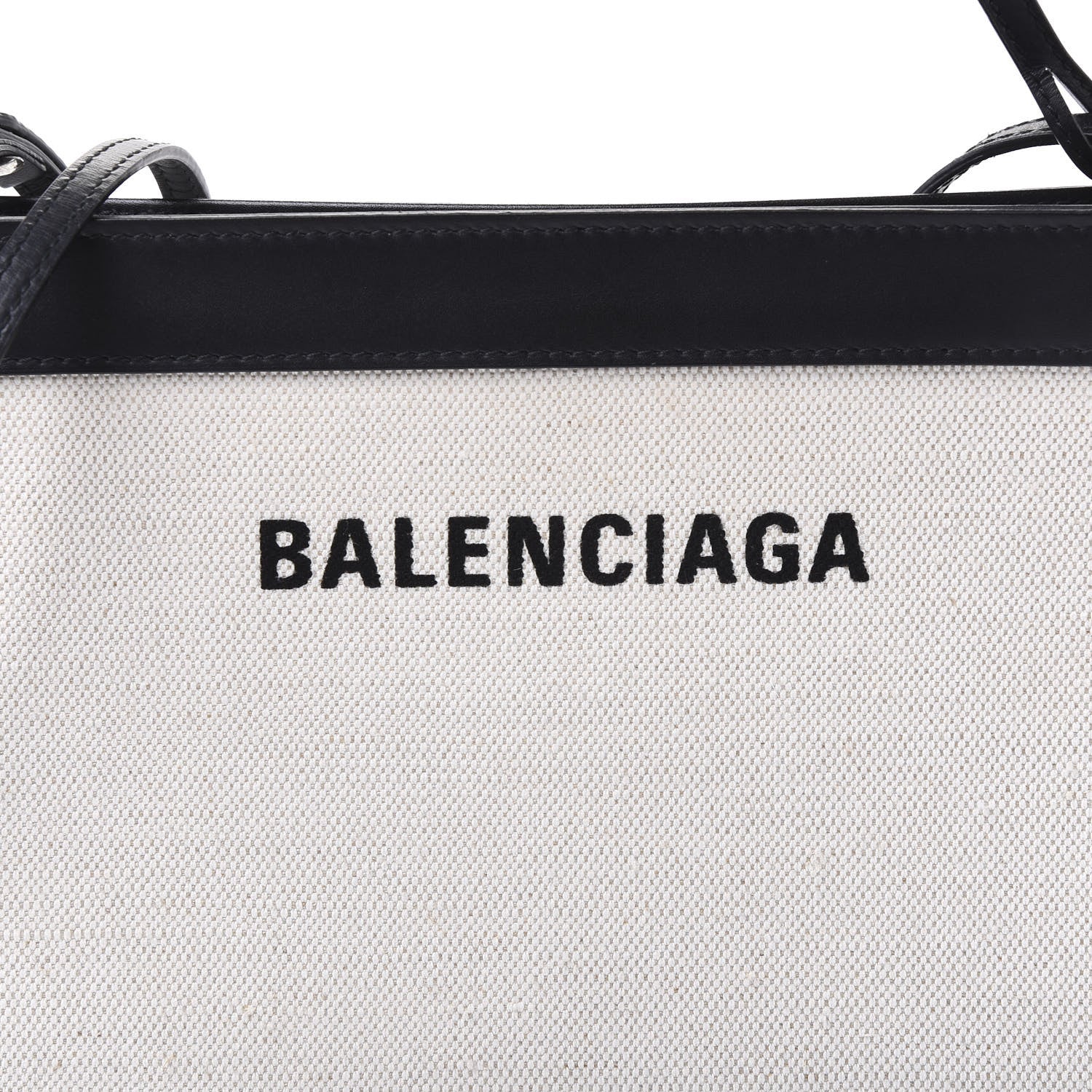 Balenciaga Cotton Canvas Pochette Crossbody Bag Black 9 of 9