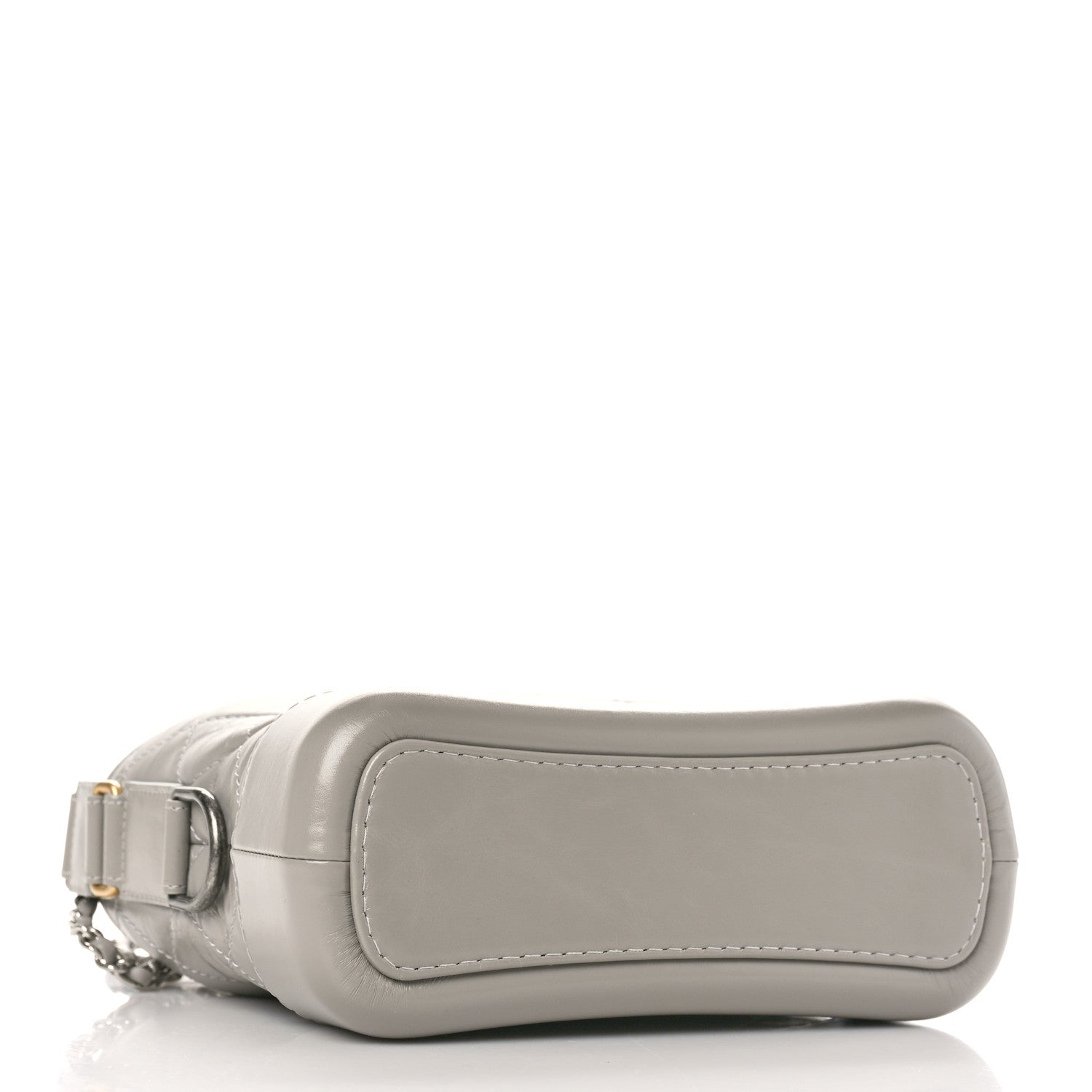 Chanel Aged Calfskin Quilted Small Gabrielle Hobo Grey 4 of 9