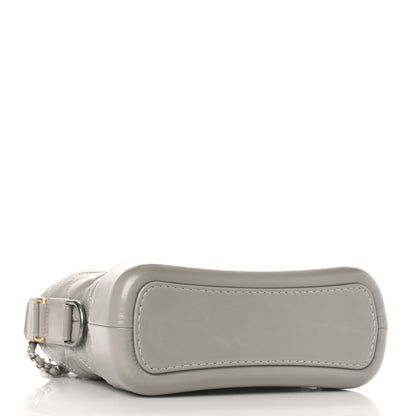 Chanel Aged Calfskin Quilted Small Gabrielle Hobo Grey 4 of 9