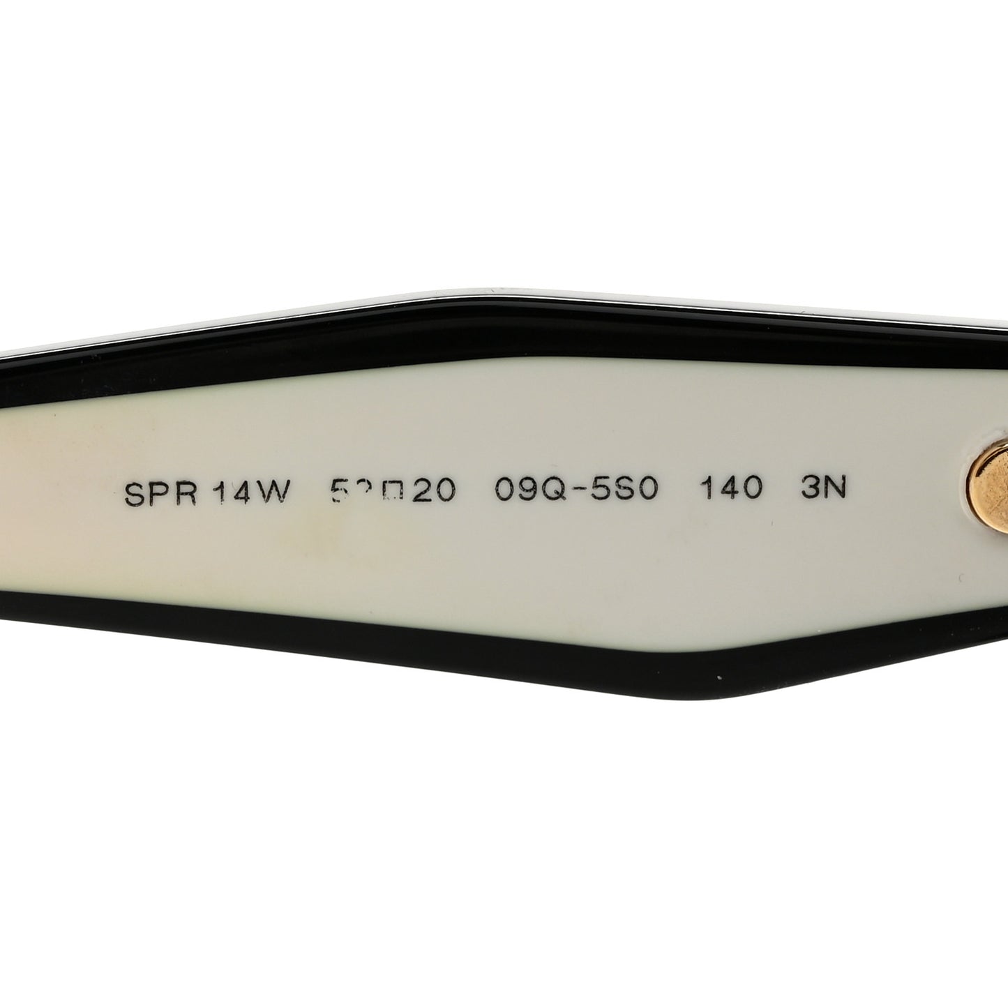 Acetate Sunglasses SPR 14W Black White
