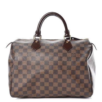 Louis Vuitton Damier Ebene Speedy 30 1 of 12