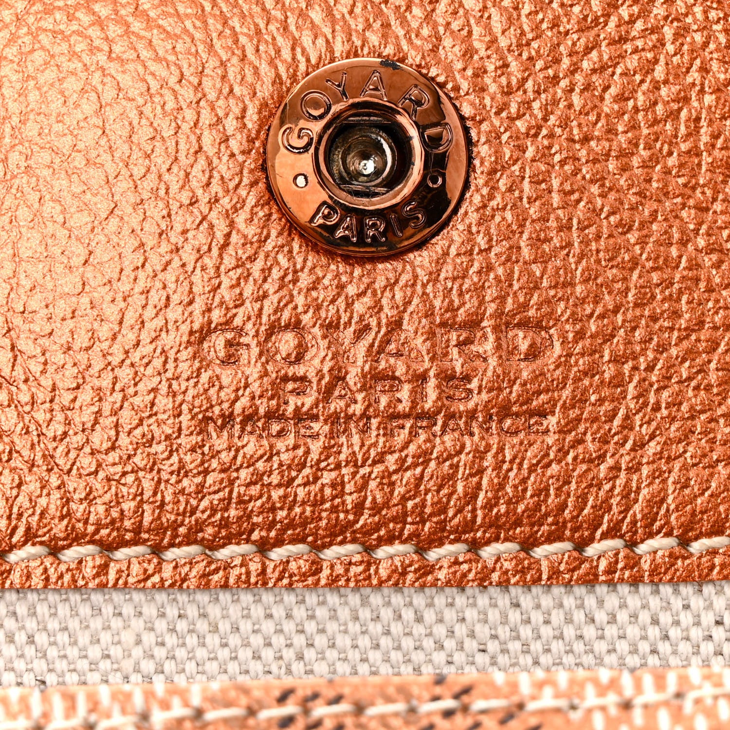 Goyard Goyardine Precious Metals Reversible Mini Anjou Rose Gold 10 of 17