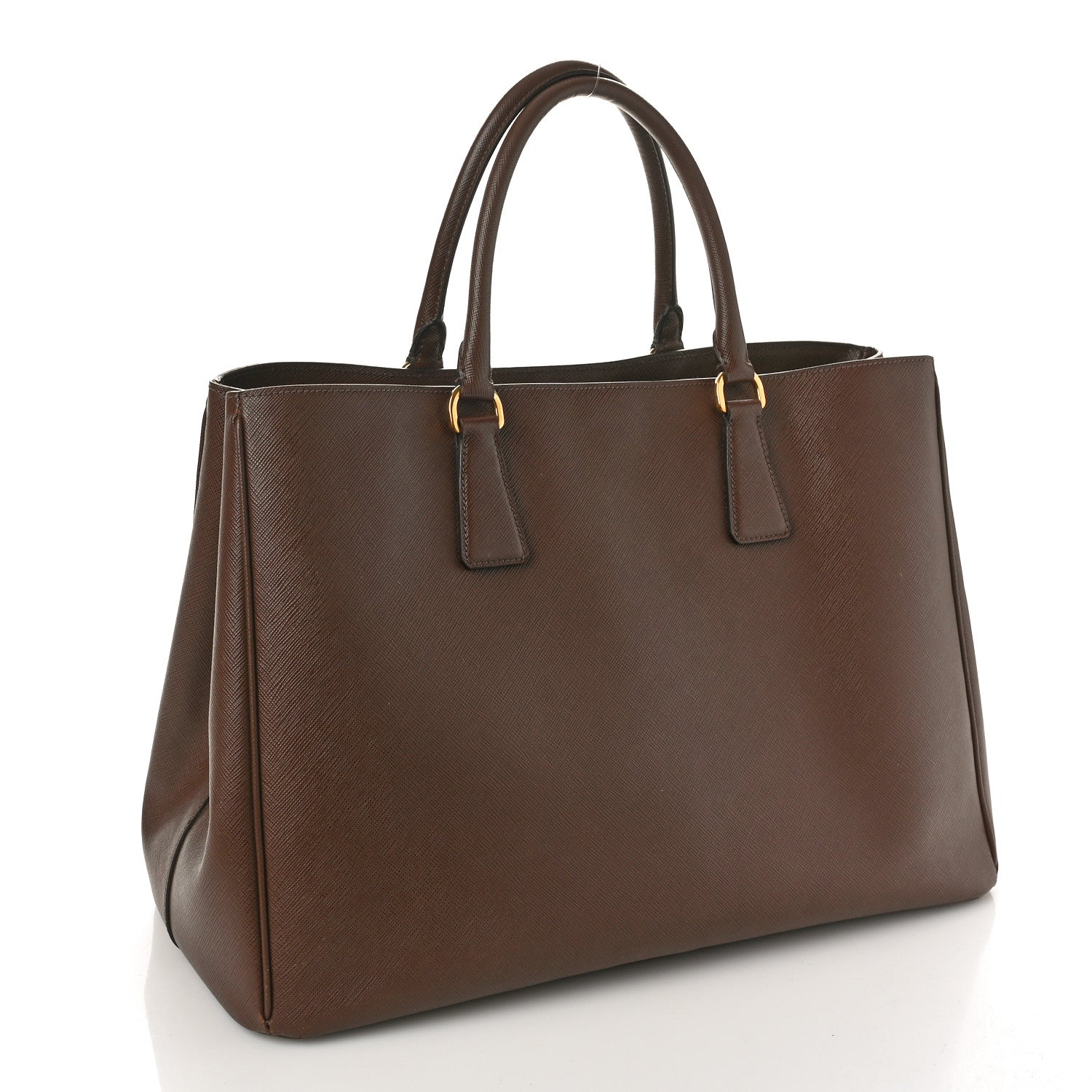 Prada Saffiano Lux Large Tote Cacao 2 of 9