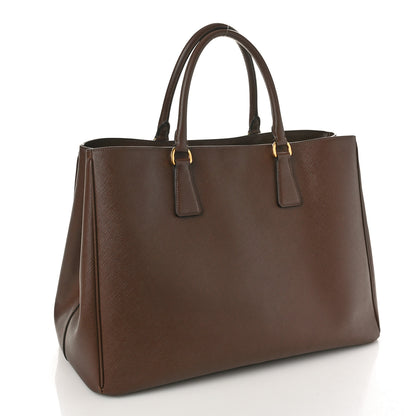 Prada Saffiano Lux Large Tote Cacao 2 of 9