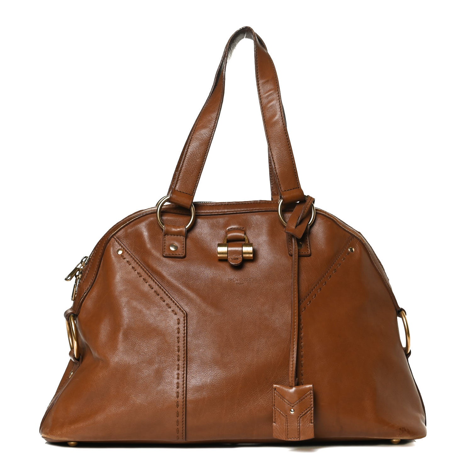 Saint Laurent Calfskin Large Muse Tan 1 of 39