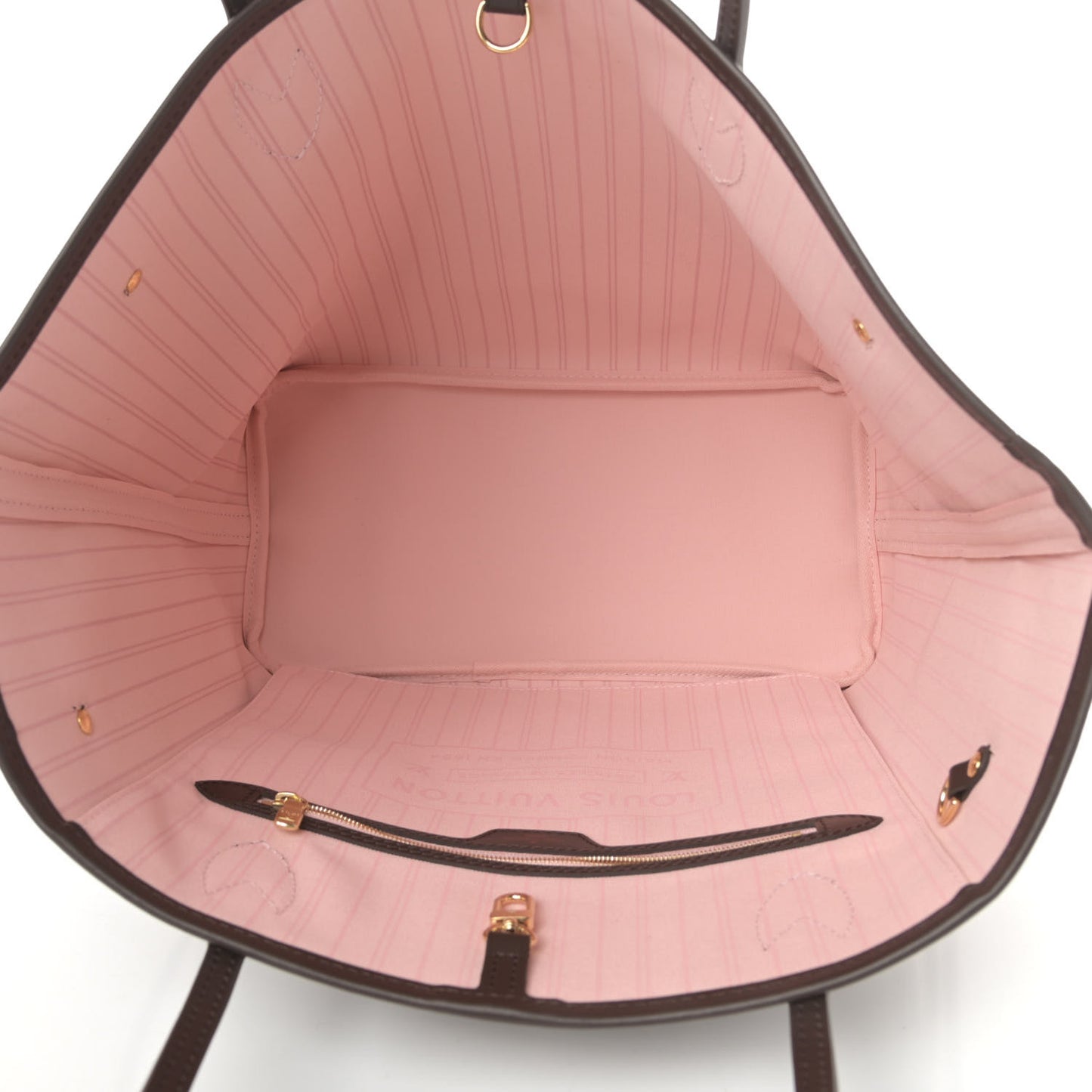 Damier Ebene Neo Neverfull MM Rose Ballerine