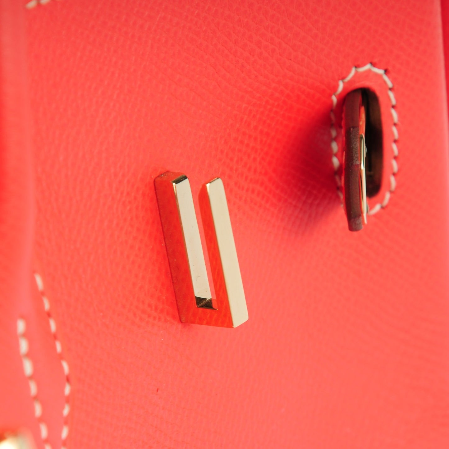 Epsom Birkin 35 Rose Jaipur Gold