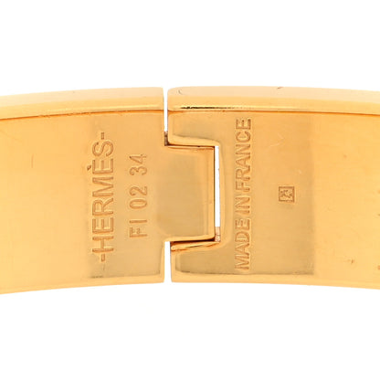 Hermes Enamel Narrow Clic Clac H Bracelet PM White 4 of 5