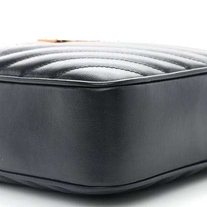 Saint Laurent Calfskin Matelasse Monogram Lou Camera Bag Storm 9 of 9