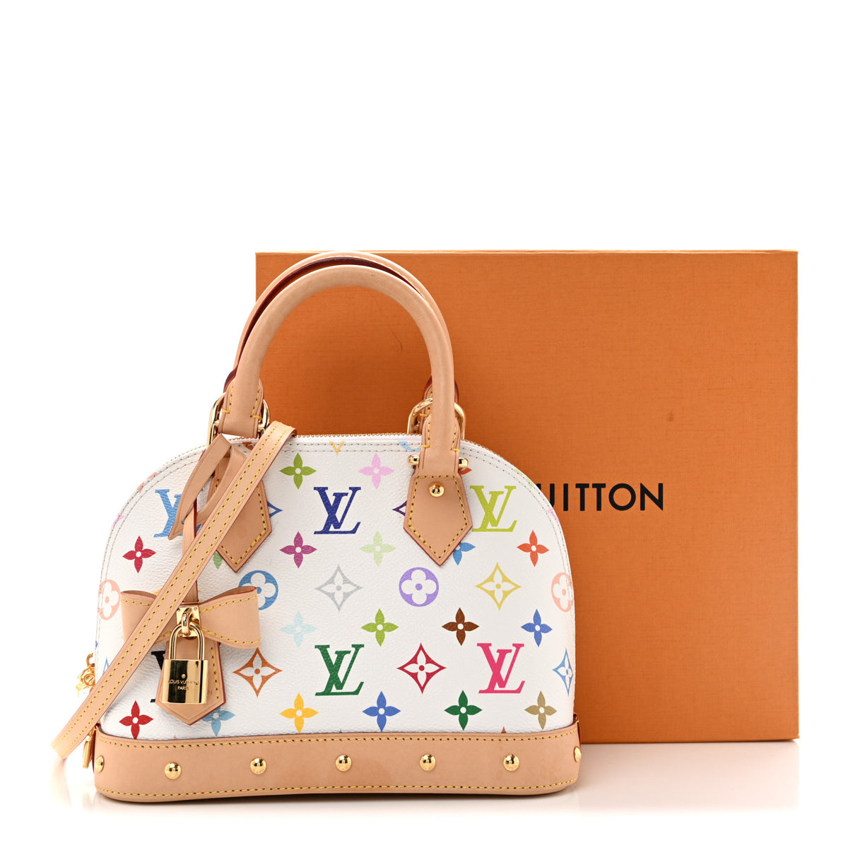 Louis Vuitton LV x TM Monogram Multicolor Alma BB White 22 of 23