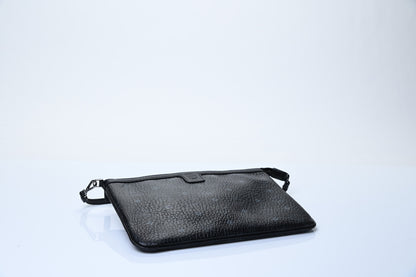 MCM Visetos Liz Shopper Tote Pouch Black 5 of 8