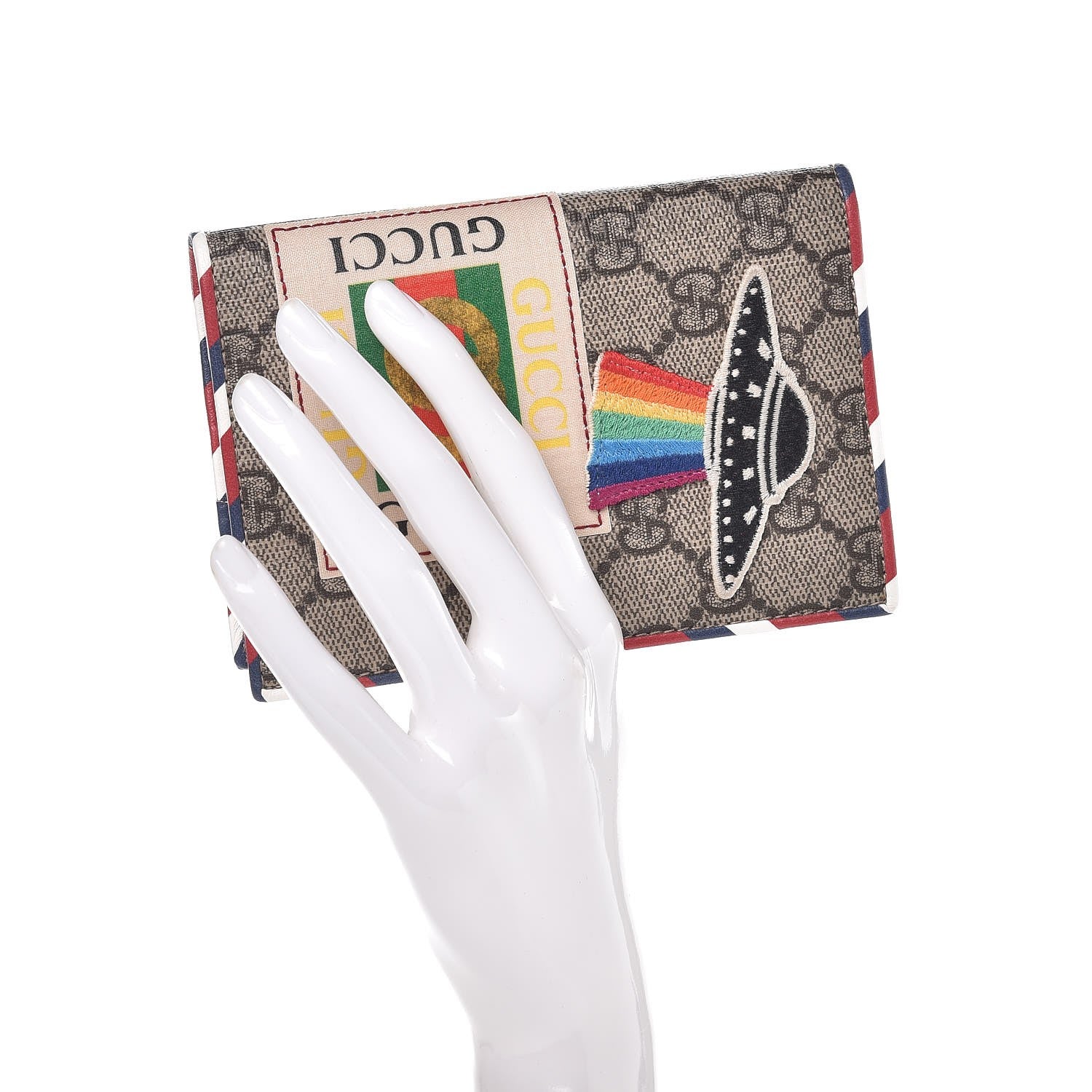 Gucci GG Supreme Monogram Courrier Passport Case 2 of 8
