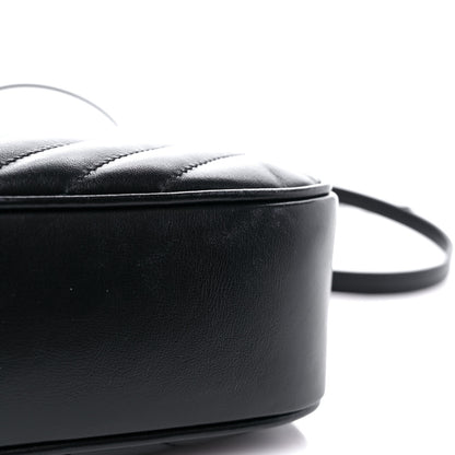 Saint Laurent Calfskin Matelasse Monogram Lou Camera Bag Black 11 of 12