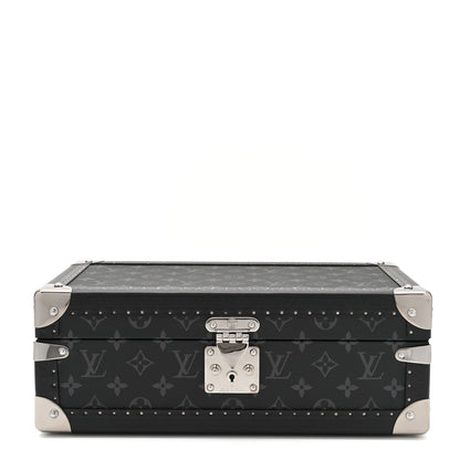 Louis Vuitton Monogram Eclipse Coffret 8 Watch Case Black 1 of 11