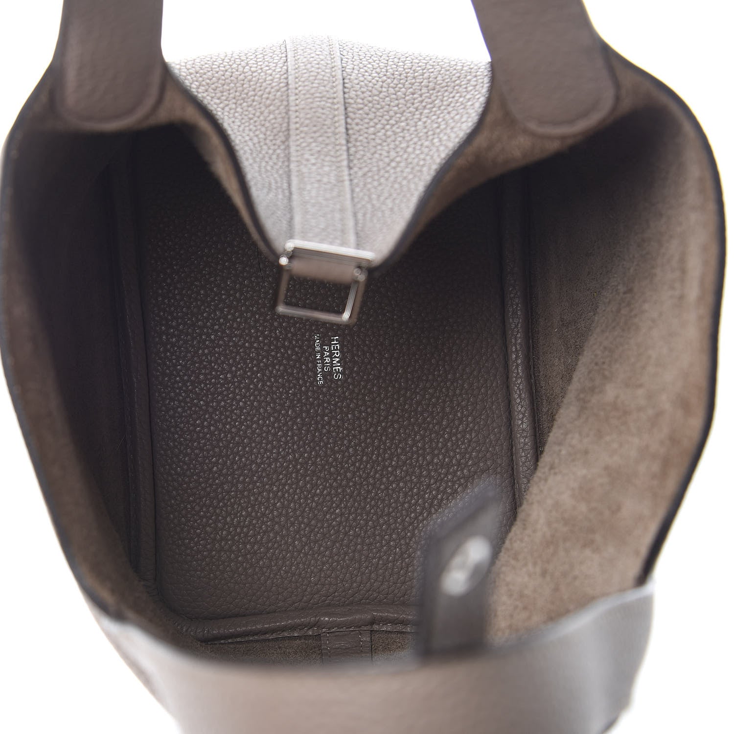 Hermes Taurillon Clemence Picotin Lock 18 PM Gris Asphalte 4 of 11