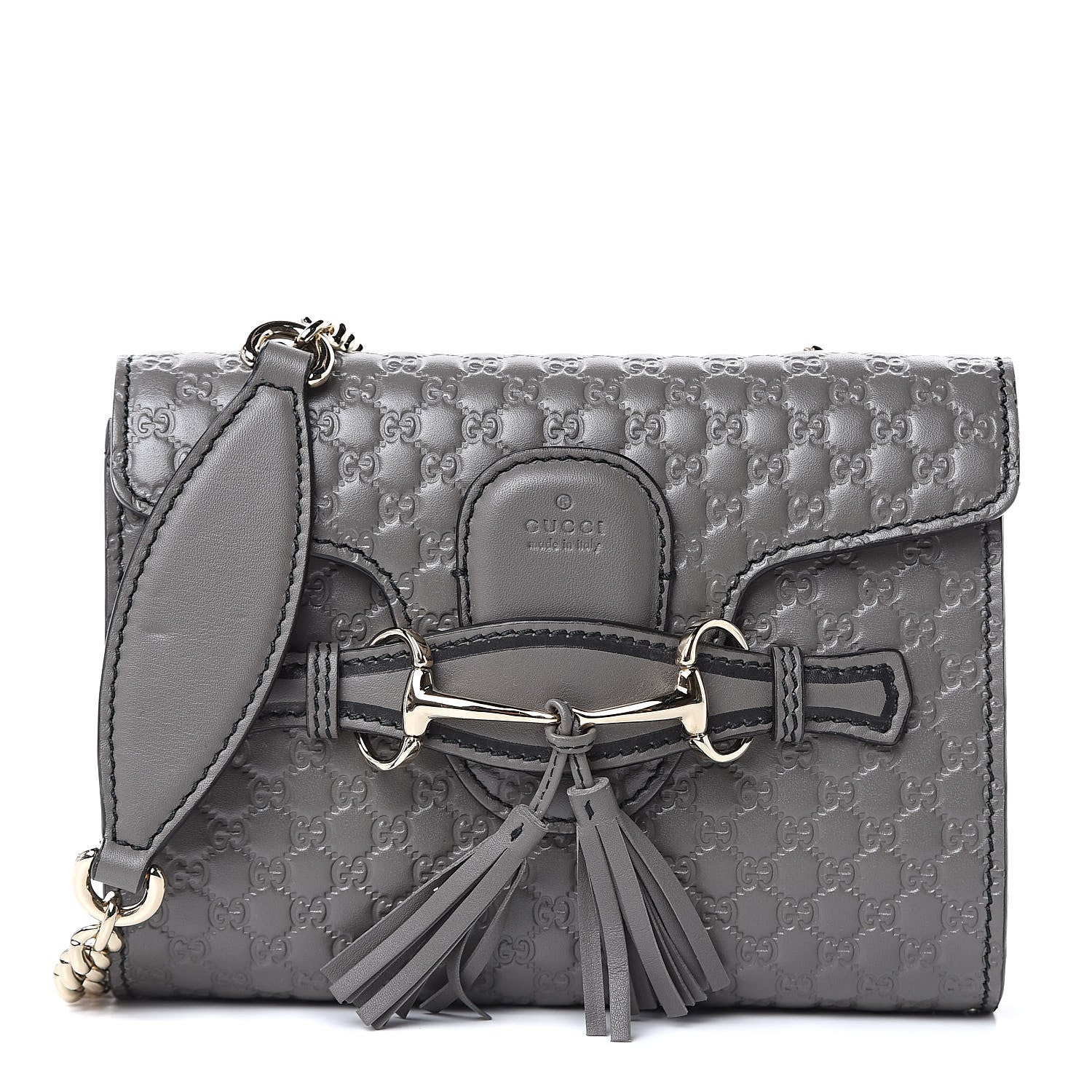 Gucci Soft Microguccissima Mini Emily Chain Shoulder Bag Loess 505170 ...