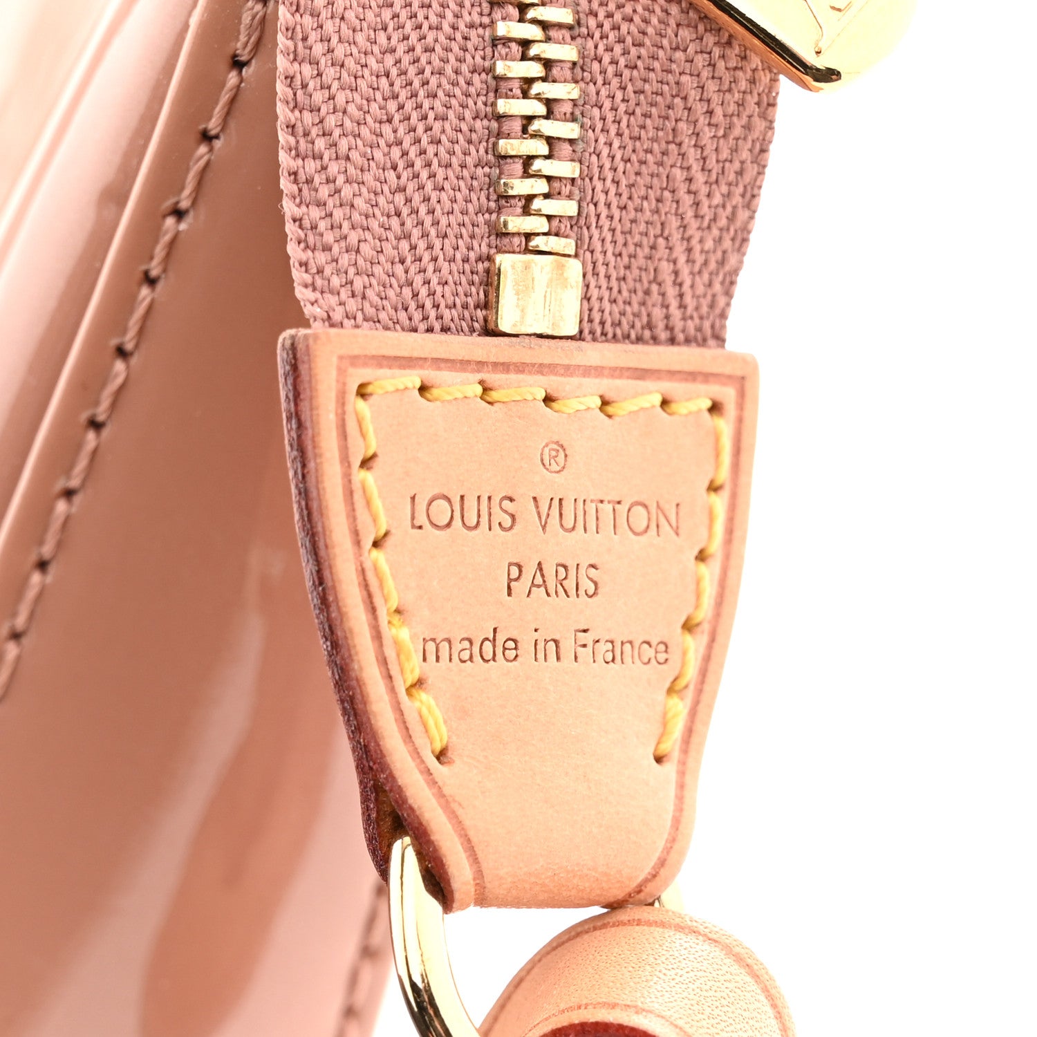 Louis Vuitton Vernis Pochette Accessories NM Rose Velours 6 of 12