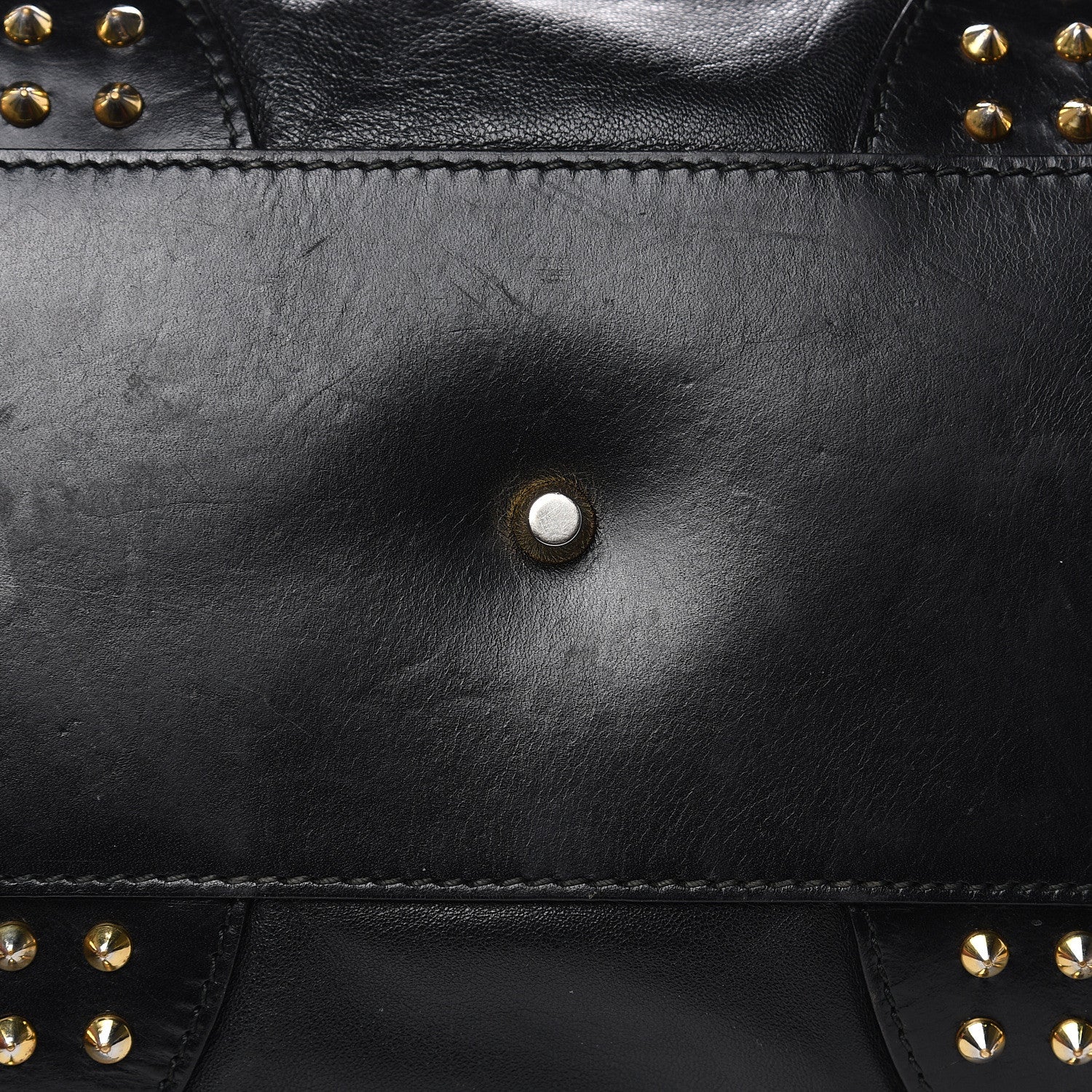 Burberry Lambskin Bridle Studs Small Canterbury Tote Black 15 of 16