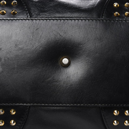 Burberry Lambskin Bridle Studs Small Canterbury Tote Black 15 of 16