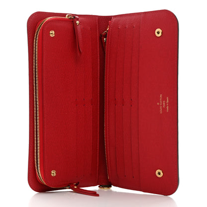 Louis Vuitton Damier Ebene Insolite Wallet Red 5 of 7