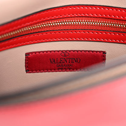 Valentino Garavani Patent Monochrome Rockstud Wristlet Clutch Rosso Valentino 6 of 9