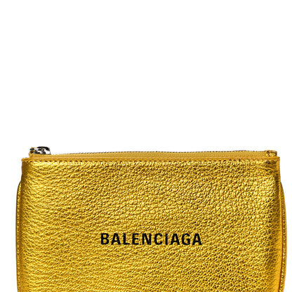 Balenciaga Metallic Calfskin Everyday XS Pouch Gold 8 of 10
