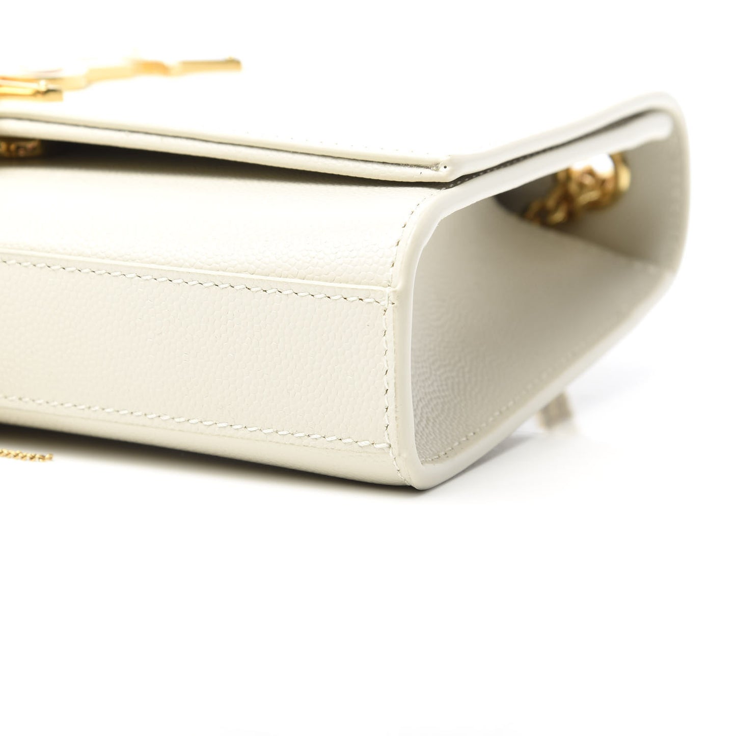 Grain De Poudre Small Classic Monogram Kate Tassel Satchel Crema Soft