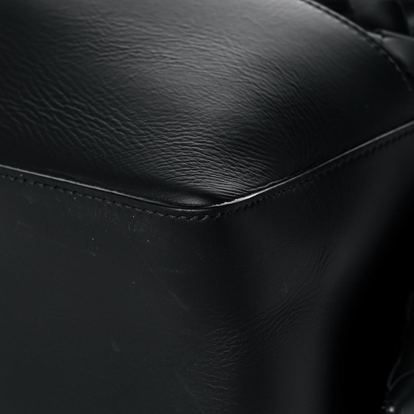Nappa Intrecciato Maxi Convertible Tote Black