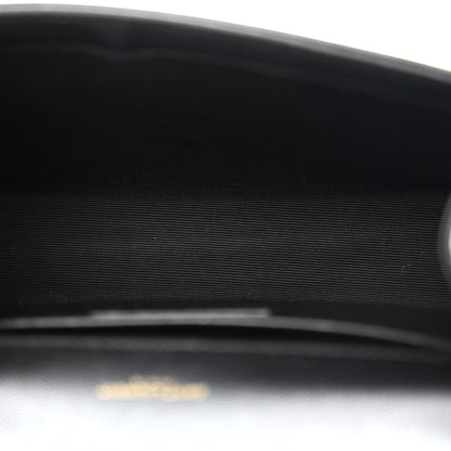 Saint Laurent Grain De Poudre Small Monogram Kate Satchel Black 5 of 13