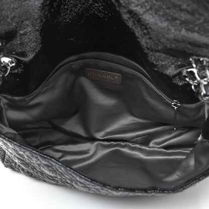 Chanel Vinyl Rock In Moscow Single Flap Black 4 of 8