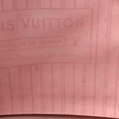 Louis Vuitton Damier Ebene Neo Neverfull MM Rose Ballerine 12 of 15