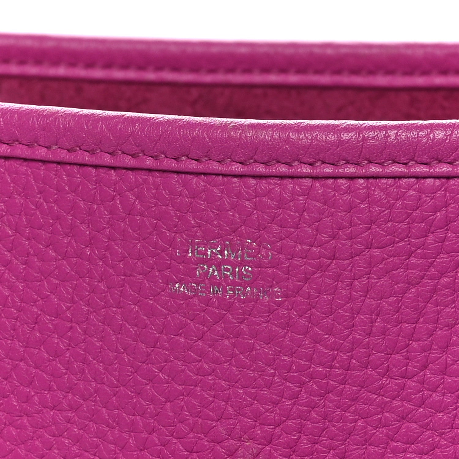 Hermes Taurillon Clemence Evelyne III GM Magnolia 7 of 9