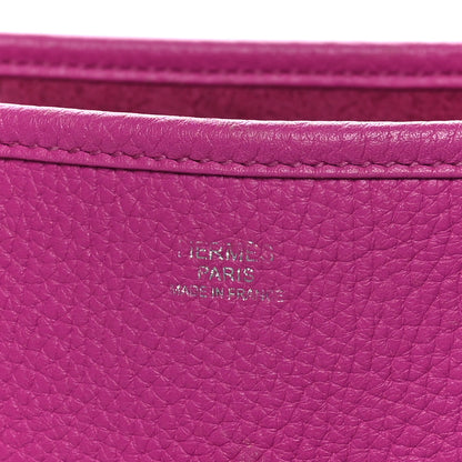 Hermes Taurillon Clemence Evelyne III GM Magnolia 7 of 9