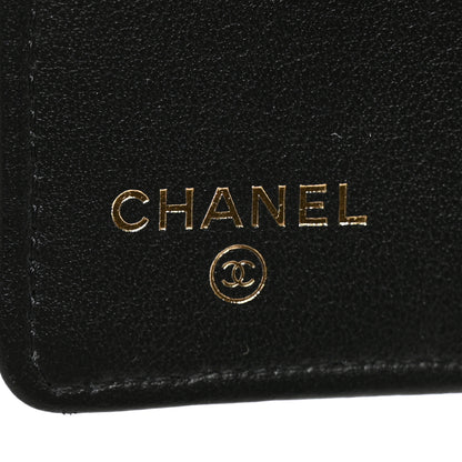 Chanel Caviar Embossed Camellia 4 Key Holder Case Black 6 of 7