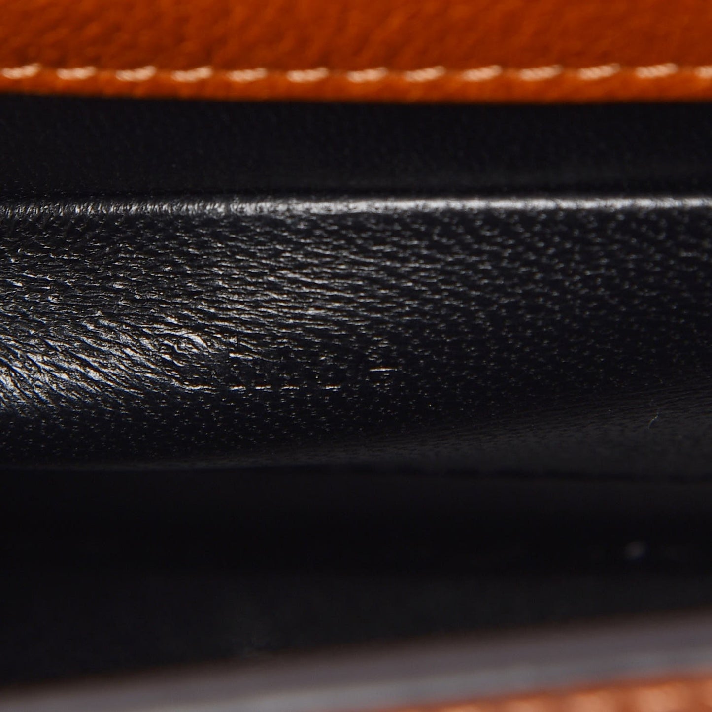 Calfskin Small Nile Bracelet Minaudiere Bag Caramel