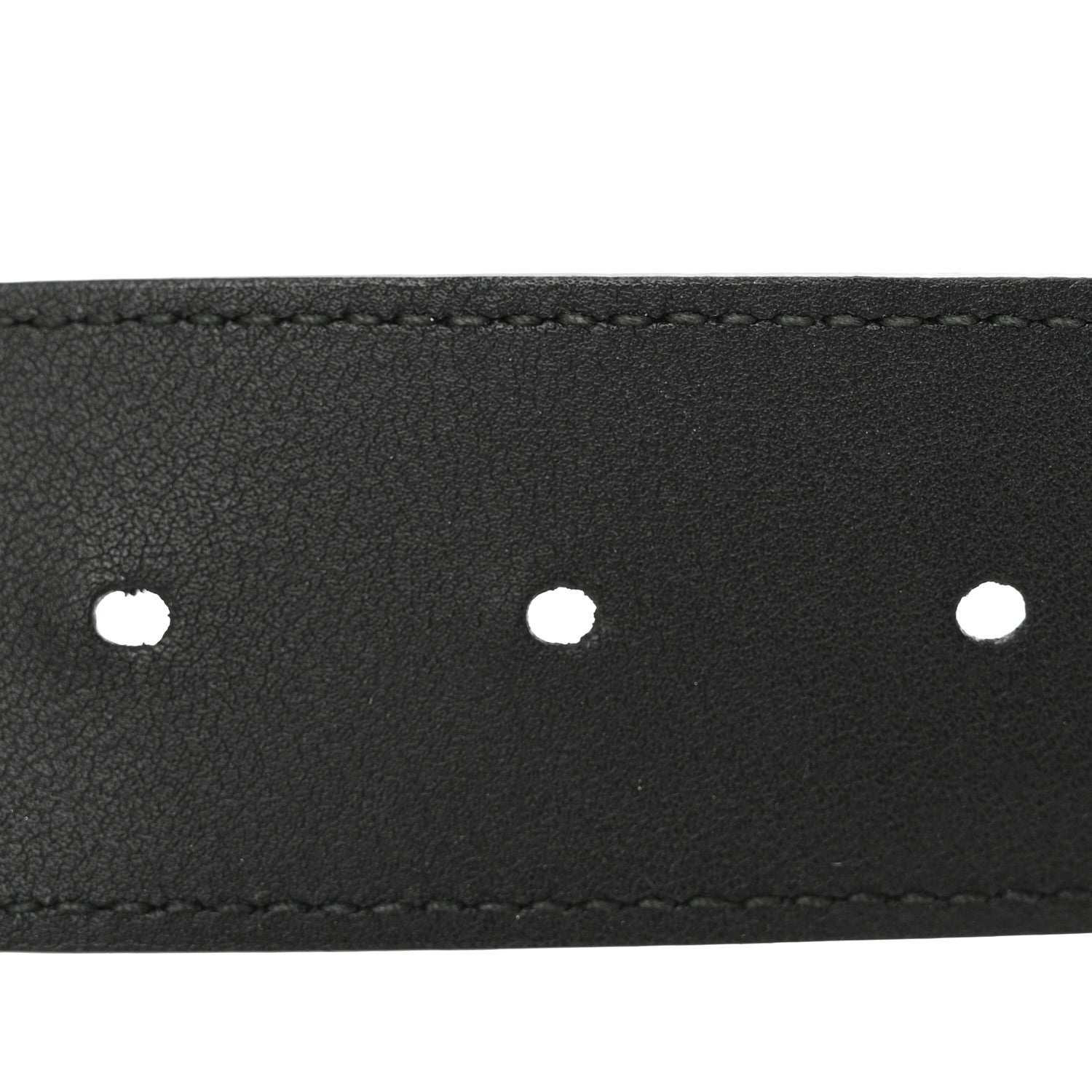 Gucci Moon Calfskin Pearl Double G 40mm Belt 90 36 Black Cream 4 of 6