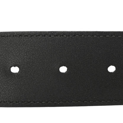 Gucci Moon Calfskin Pearl Double G 40mm Belt 90 36 Black Cream 4 of 6