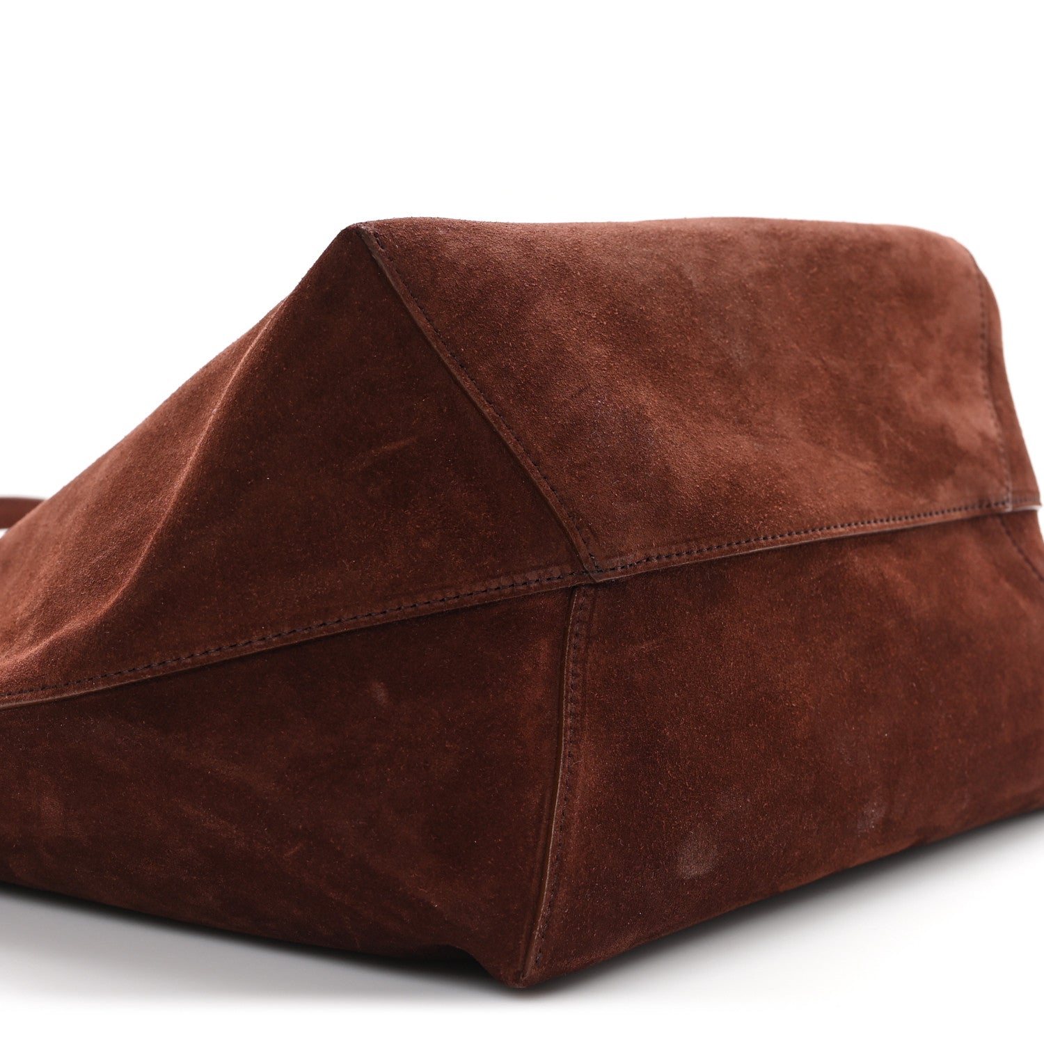 Mansur Gavriel Suede Everyday Cabas Tote Chocolate 8 of 10