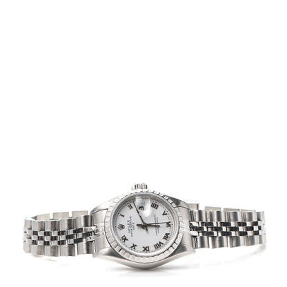 Rolex Stainless Steel 26mm Oyster Perpetual Date Watch White 79240 2 of 6